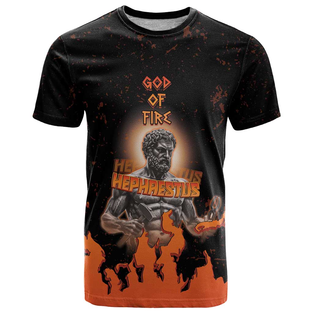 Ancient Greek Hephaestus T-Shirt God Of Fire Graphic Tee