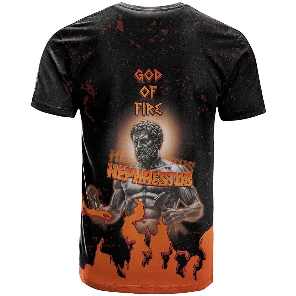 Ancient Greek Hephaestus T-Shirt God Of Fire Graphic Tee