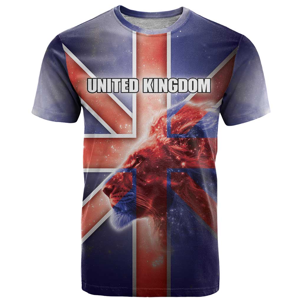 Personalized United Kingdom T-Shirt British Lion Flag Style Graphic Tee