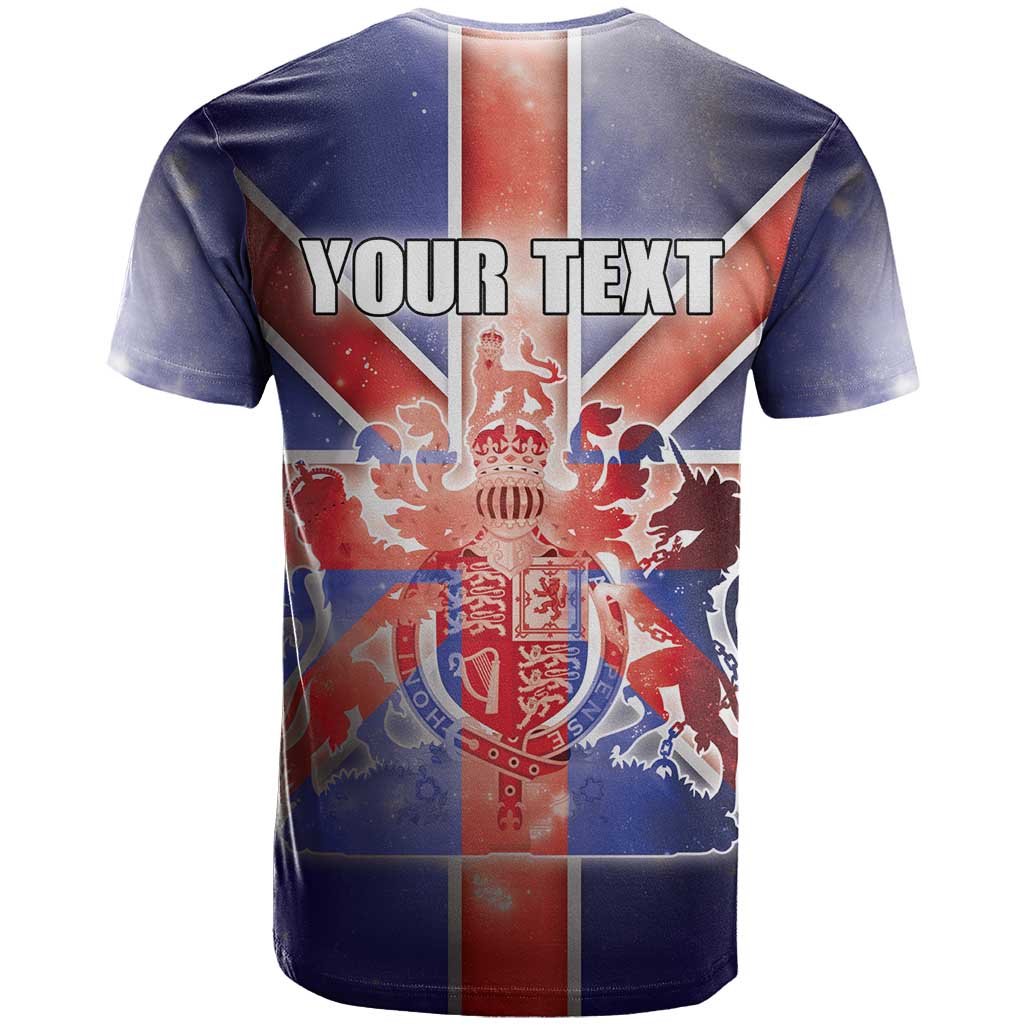 Personalized United Kingdom T-Shirt British Lion Flag Style Graphic Tee