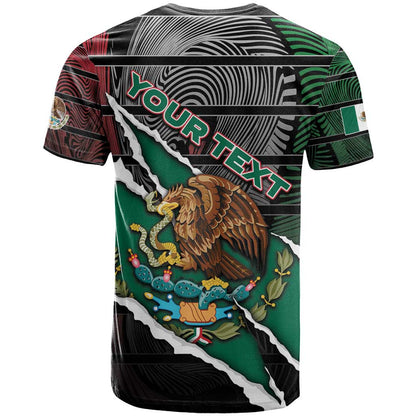 Personalized Mexico T-Shirt Mexican Patriotic Eagle Emblem - Fierce National Pride Graphic Tee