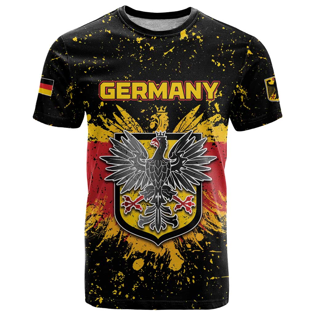 Personalized Germany T-Shirt Bundeswappen Art Symbol Graphic Tee