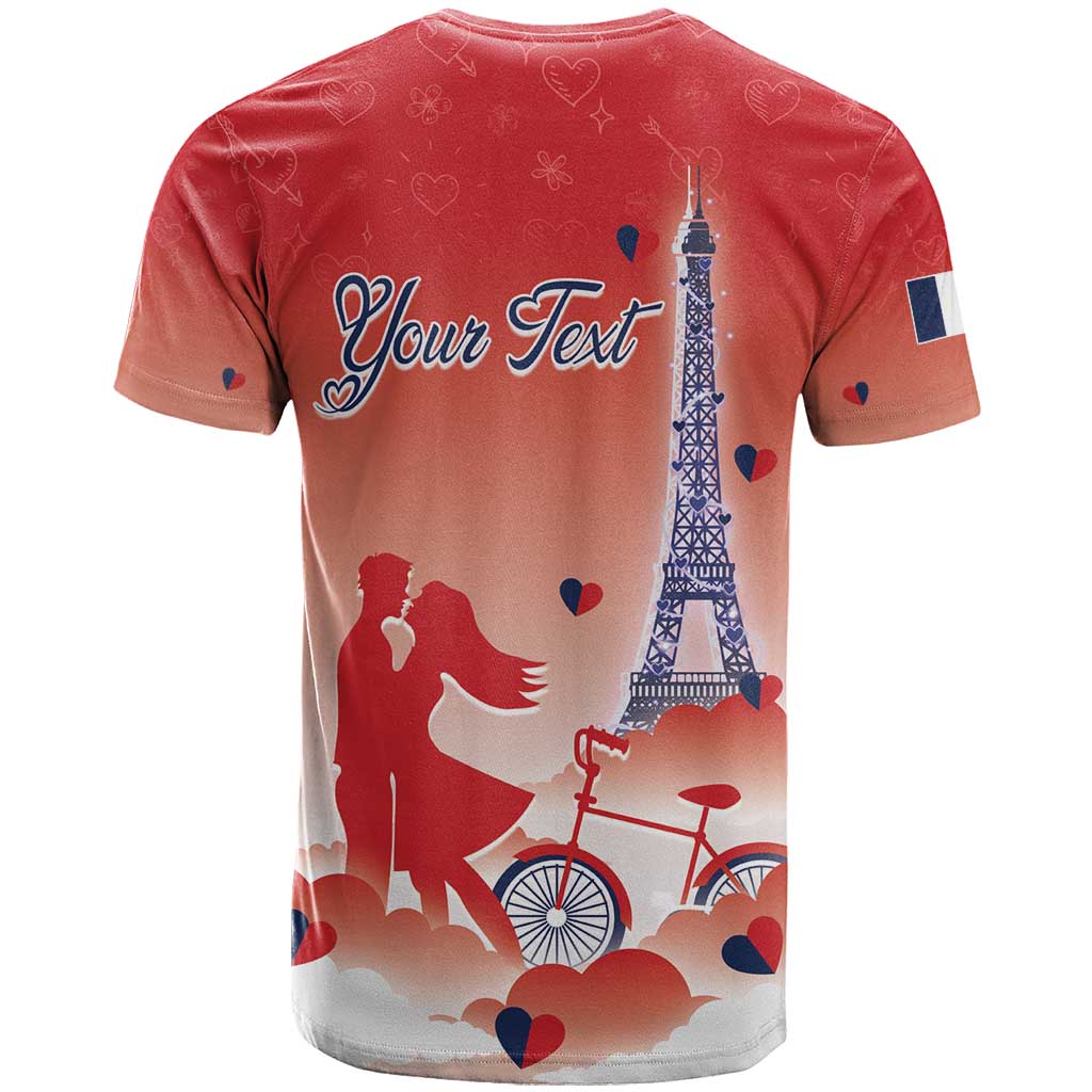 Personalized France T-Shirt Eiffel For Her Graphic Tee