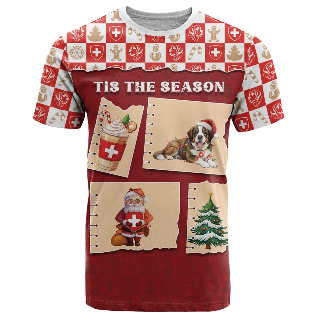 Switzerland Christmas T-Shirt Tis The Season Graphic Tee