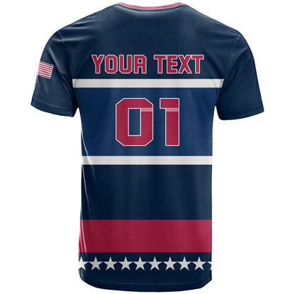 USA Ice Hockey 2024 T-Shirt Go Team United States Graphic Tee