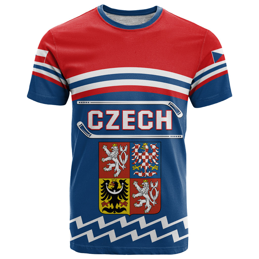 Czech Hockey 2024 T-Shirt Come on Czechia Graphic Tee