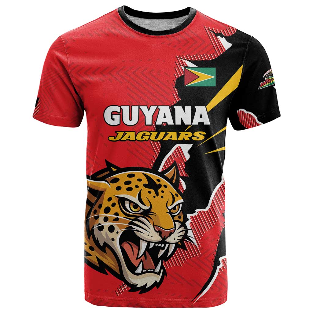 Custom Cricket Guyana Jaguars T-Shirt Go Champion Graphic Tee