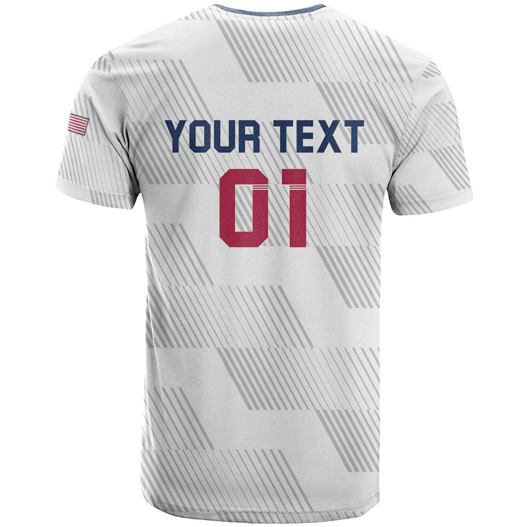 USA 2024 Rugby T-Shirt Soar Like an Eagle White Version Graphic Tee