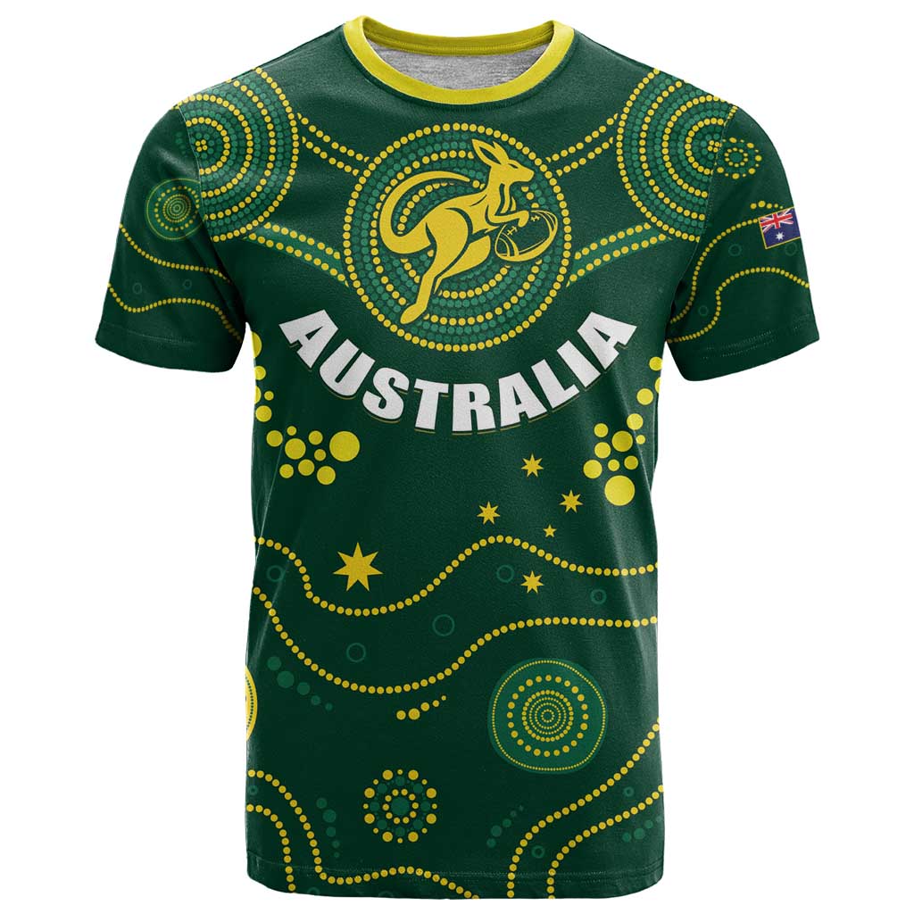 Australia 2024 Rugby T-Shirt Go Wallabies Graphic Tee