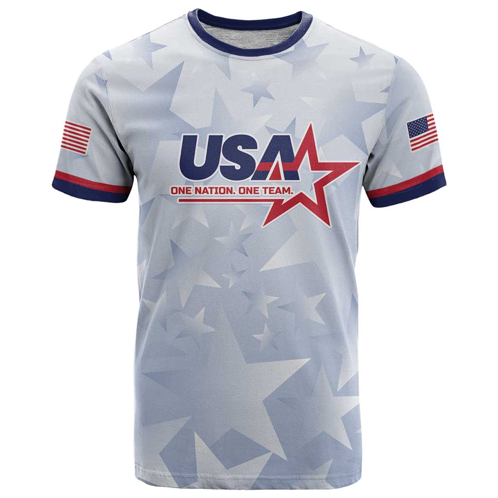 Custom USA Soccer Team 2026 T-Shirt One Nation One Team Graphic Tee