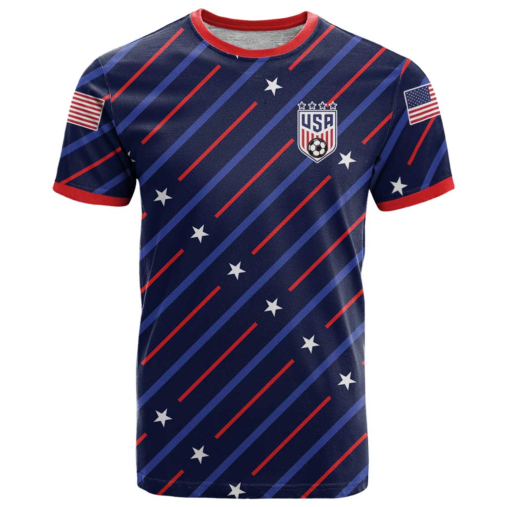 Custom Soccer USA 2026 T-Shirt Stronger Together We Are One Nation Graphic Tee
