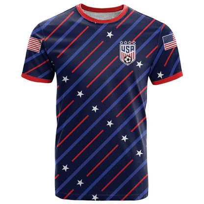 Custom Soccer USA 2026 T-Shirt Stronger Together We Are One Nation Graphic Tee