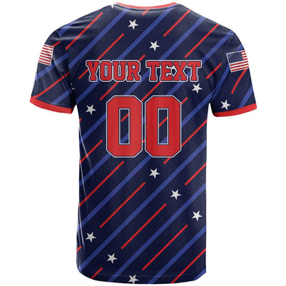 Custom Soccer USA 2026 T-Shirt Stronger Together We Are One Nation Graphic Tee