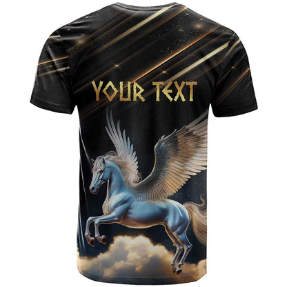 Personalized Fly Beyond Limits With Pegasus T-Shirt Graphic Tee