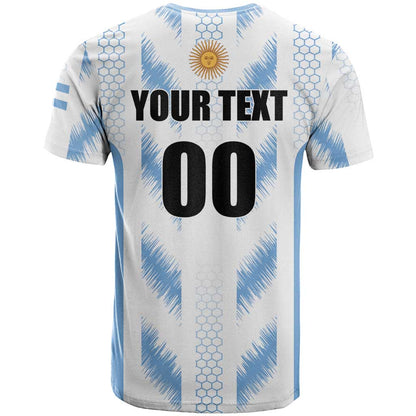 Custom Football 2026 Argentina T-Shirt Vamos La Albiceleste Graphic Tee
