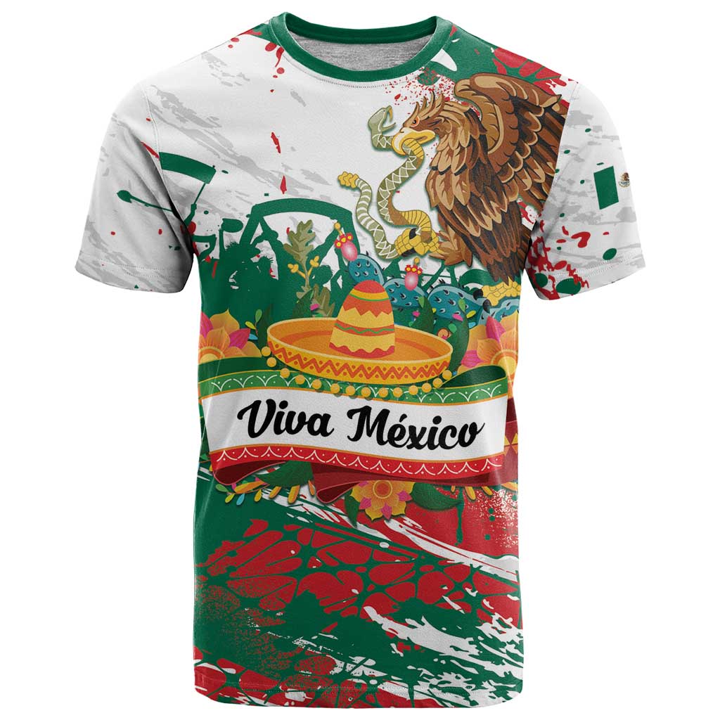 Viva Mexico T-Shirt Grunge Style Graphic Tee