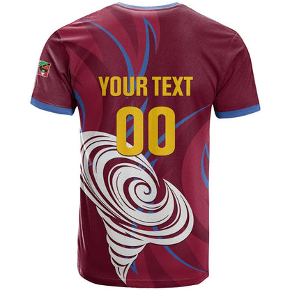 Custom Cricket Leeward Hurricanes T-Shirt Come On Hurricanes Boys Graphic Tee