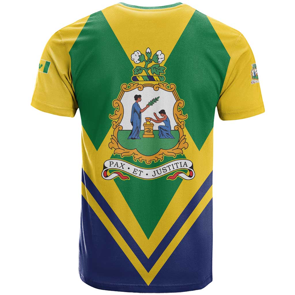 Saint Vincent and the Grenadines Independence Day T-Shirt Simple Style Graphic Tee