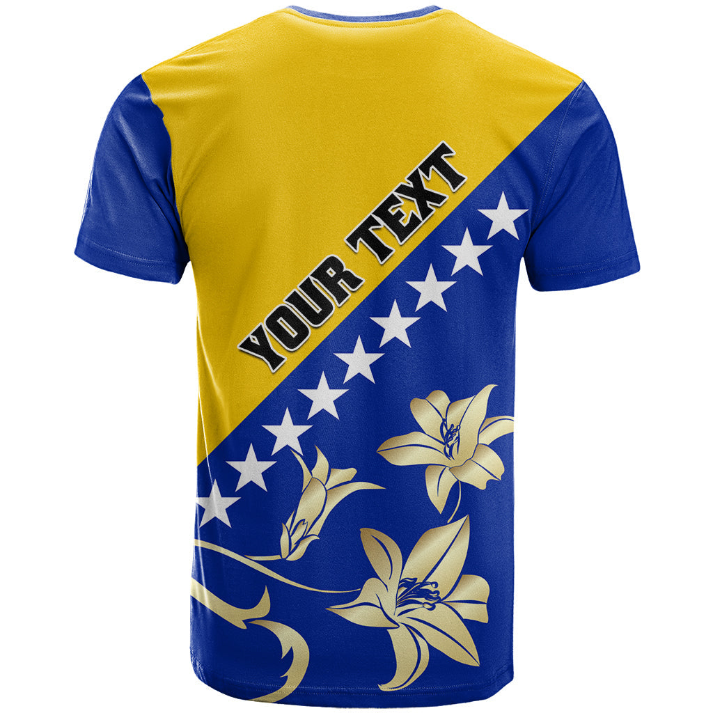 Bosnia and Herzegovina Independence Day T-Shirt Bosna i Hercegovina Lily Graphic Tee