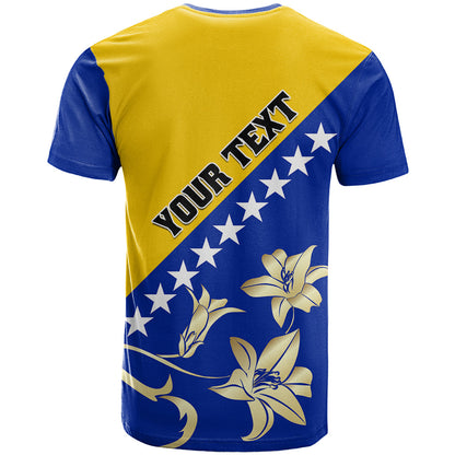 Bosnia and Herzegovina Independence Day T-Shirt Bosna i Hercegovina Lily Graphic Tee