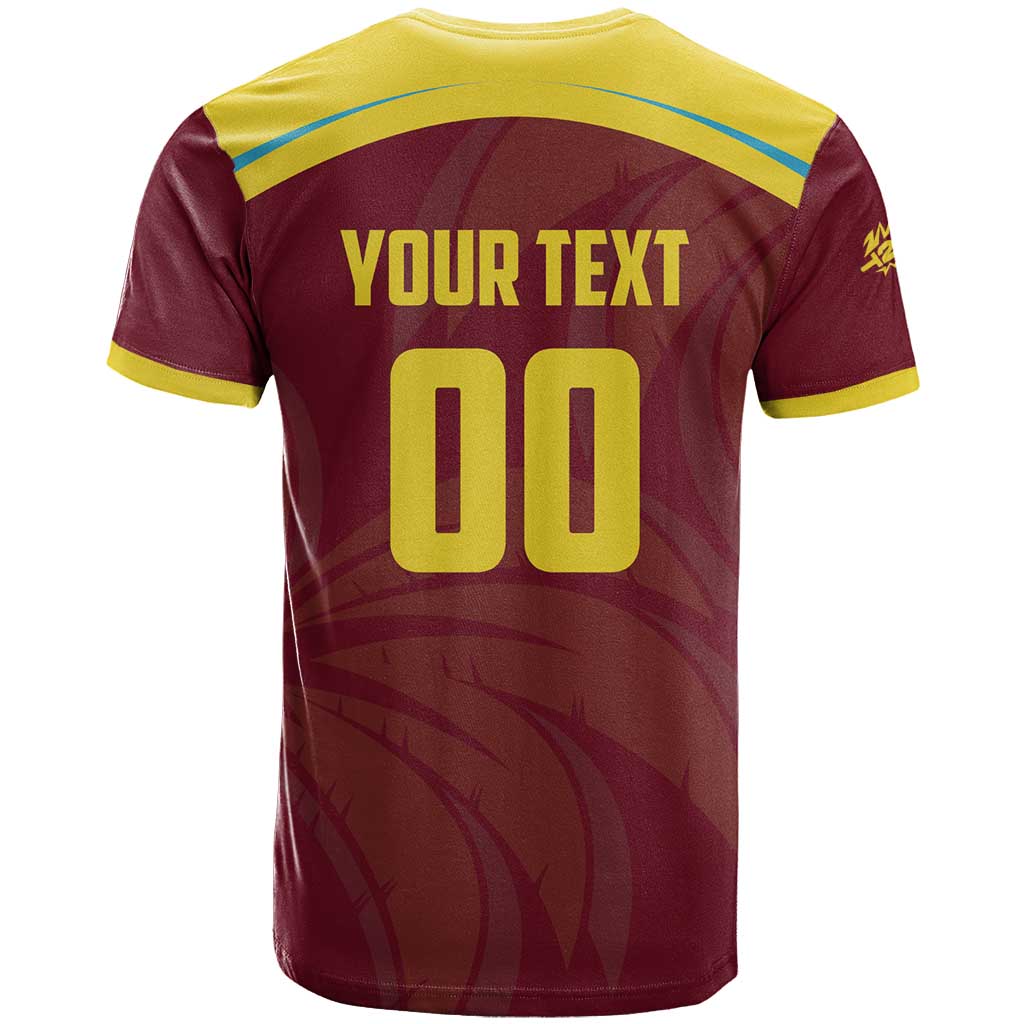 Custom Cricket 2026 West Indies T-Shirt Windies Go Champions Graphic Tee