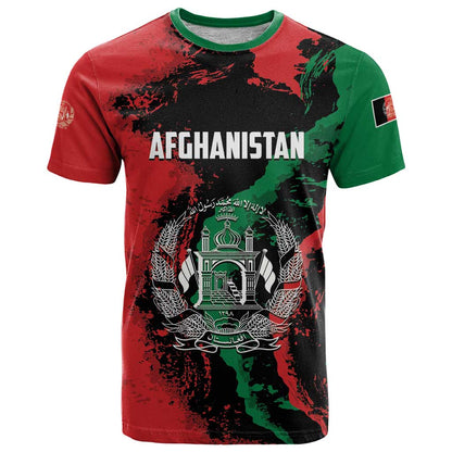 Personalized Afghanistan T-Shirt Grunge Style Graphic Tee