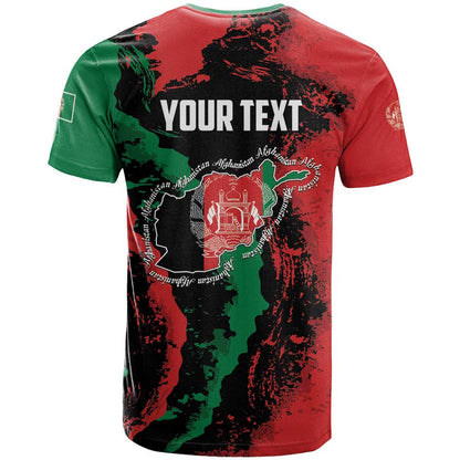 Personalized Afghanistan T-Shirt Grunge Style Graphic Tee