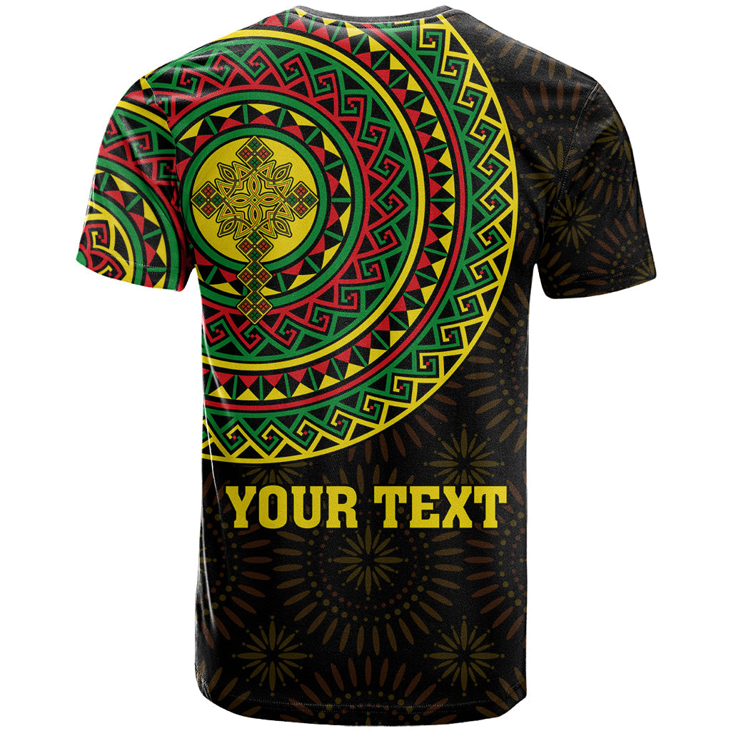 Ethiopia National Day T-Shirt Lion Of Judah African Pattern Graphic Tee