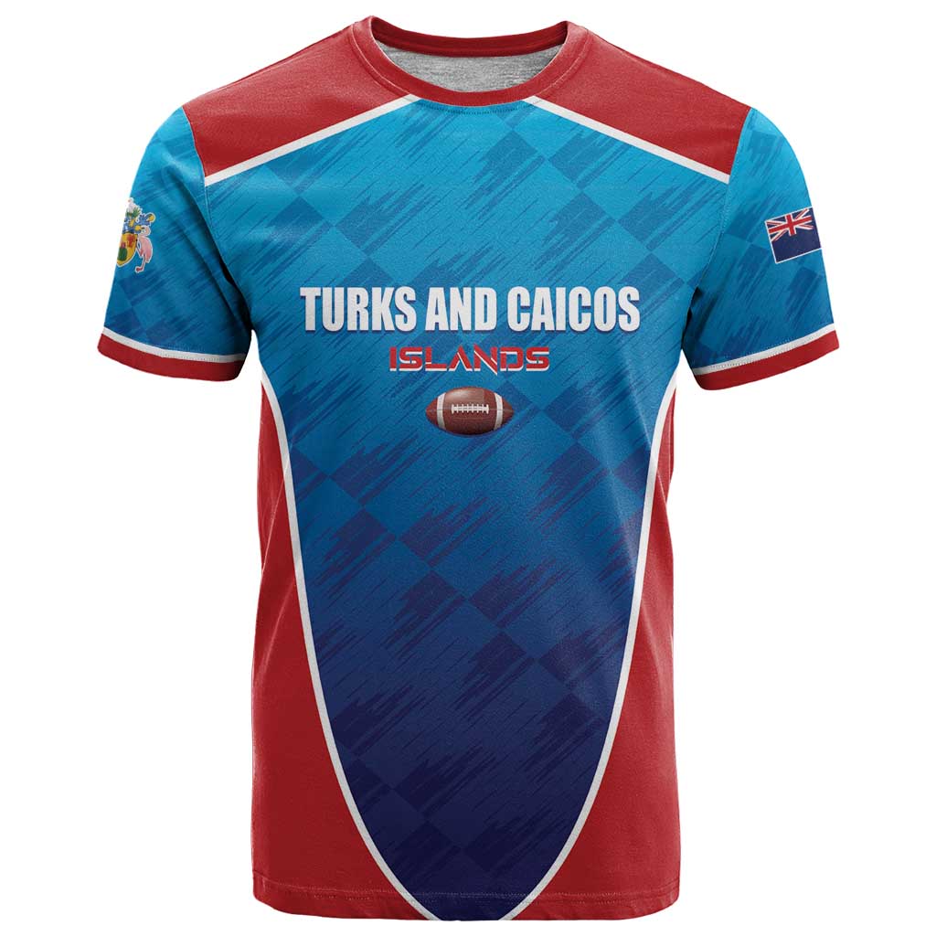Custom Turks and Caicos Islands Rugby T-Shirt TCI Team Come On Graphic Tee