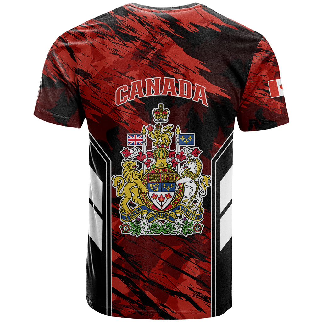 Canada Soccer T-Shirt Canadian Maple Sporty Style Graphic Tee