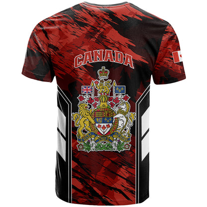 Canada Soccer T-Shirt Canadian Maple Sporty Style Graphic Tee