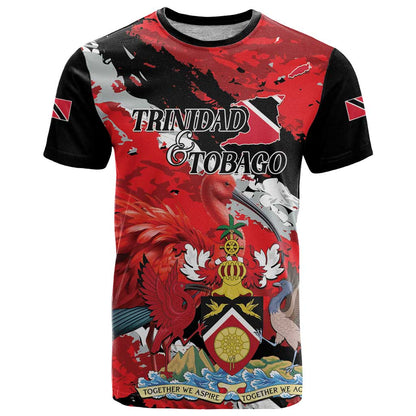 Personalized Trinidad And Tobago Scarlet Ibis T-Shirt Special Stylized Graphic Tee