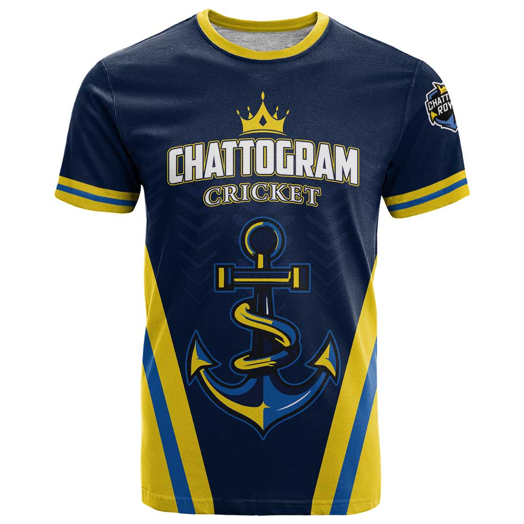 Custom Chattogram Cricket Royals T-Shirt Passion Power Purpose Graphic Tee
