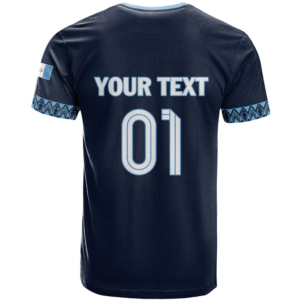 Custom Guatemala Football T-Shirt Vamos Los Chapines Graphic Tee