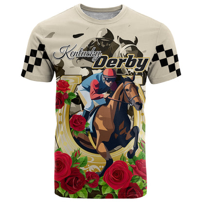 Kentucky Horse Racing T-Shirt The Run for the Roses Graphic Tee