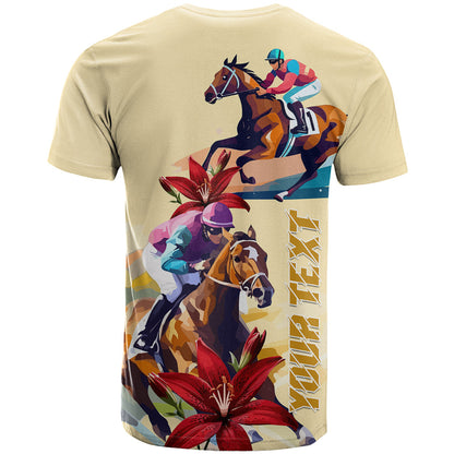 Kentucky T-Shirt Horse Racing Lily Stargazer Graphic Tee