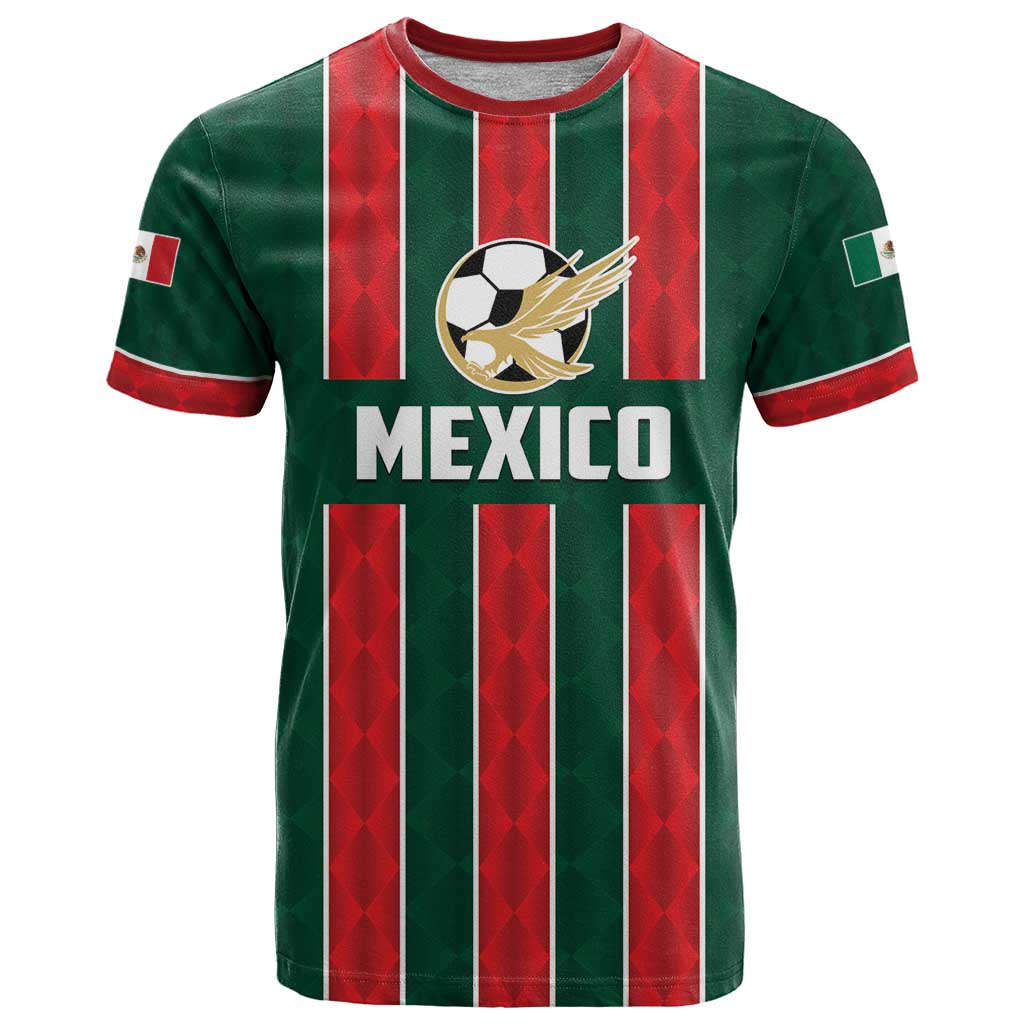 Custom Mexico Football T-Shirt Siempre Con El Tri Graphic Tee