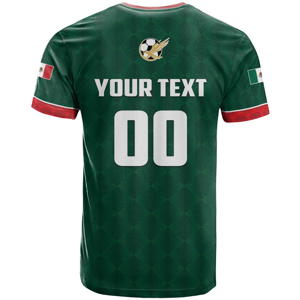 Custom Mexico Football T-Shirt Siempre Con El Tri Graphic Tee