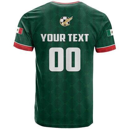 Custom Mexico Football T-Shirt Siempre Con El Tri Graphic Tee