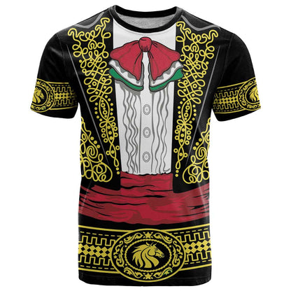 Mexican Charro Suit Stylized T-Shirt Cinco de Mayo Costume Graphic Tee