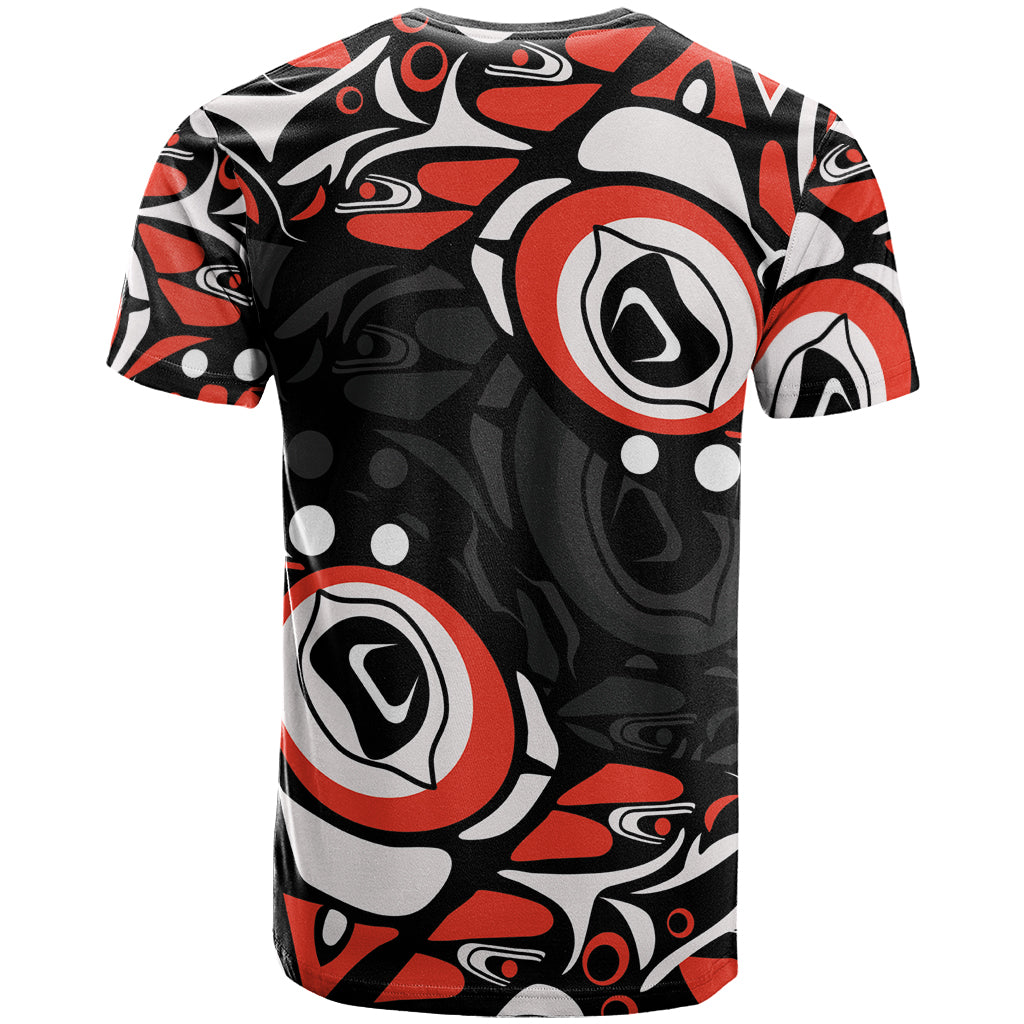 Canada National Indigenous Peoples Day 2024 T-Shirt Haida Pattern Graphic Tee