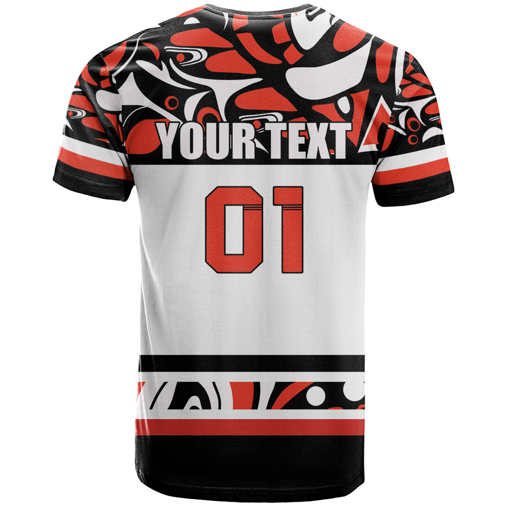 Canada Hockey 2024 T-Shirt Haida Maple Leaf Graphic Tee