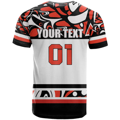 Canada Hockey 2024 T-Shirt Haida Maple Leaf Graphic Tee
