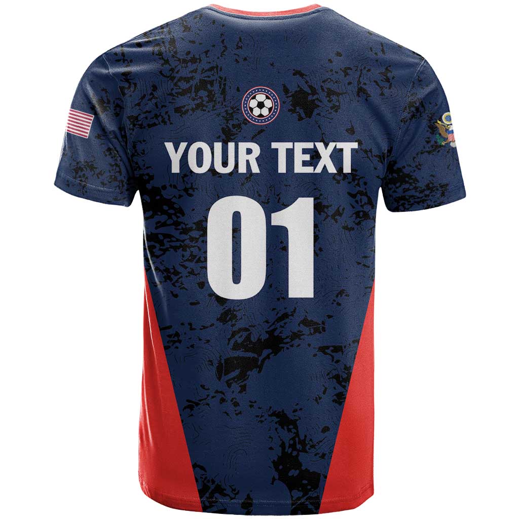 Custom USA Soccer Team T-Shirt Born To Win Graphic Tee