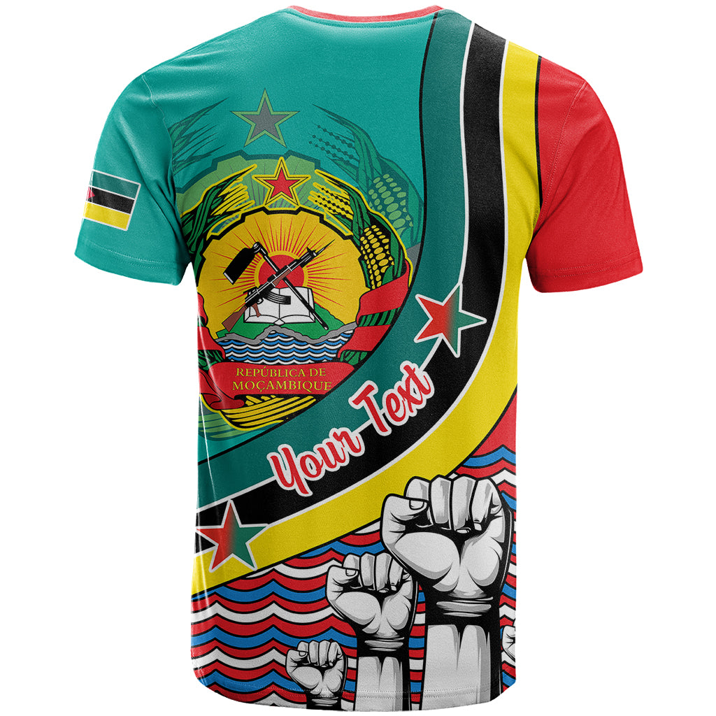 Personalised Mozambique Independence Day T-Shirt Mozambiki Emblem Happy 48th Anniversary Graphic Tee