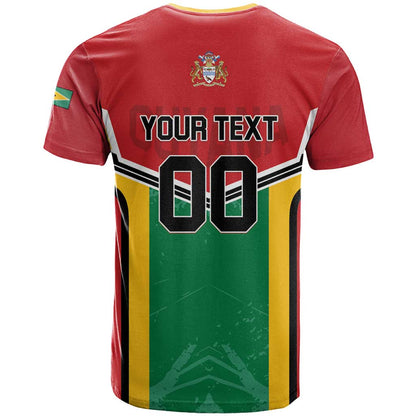 Custom Rugby Guyana T-Shirt Guyana Warriors Go Champions Graphic Tee