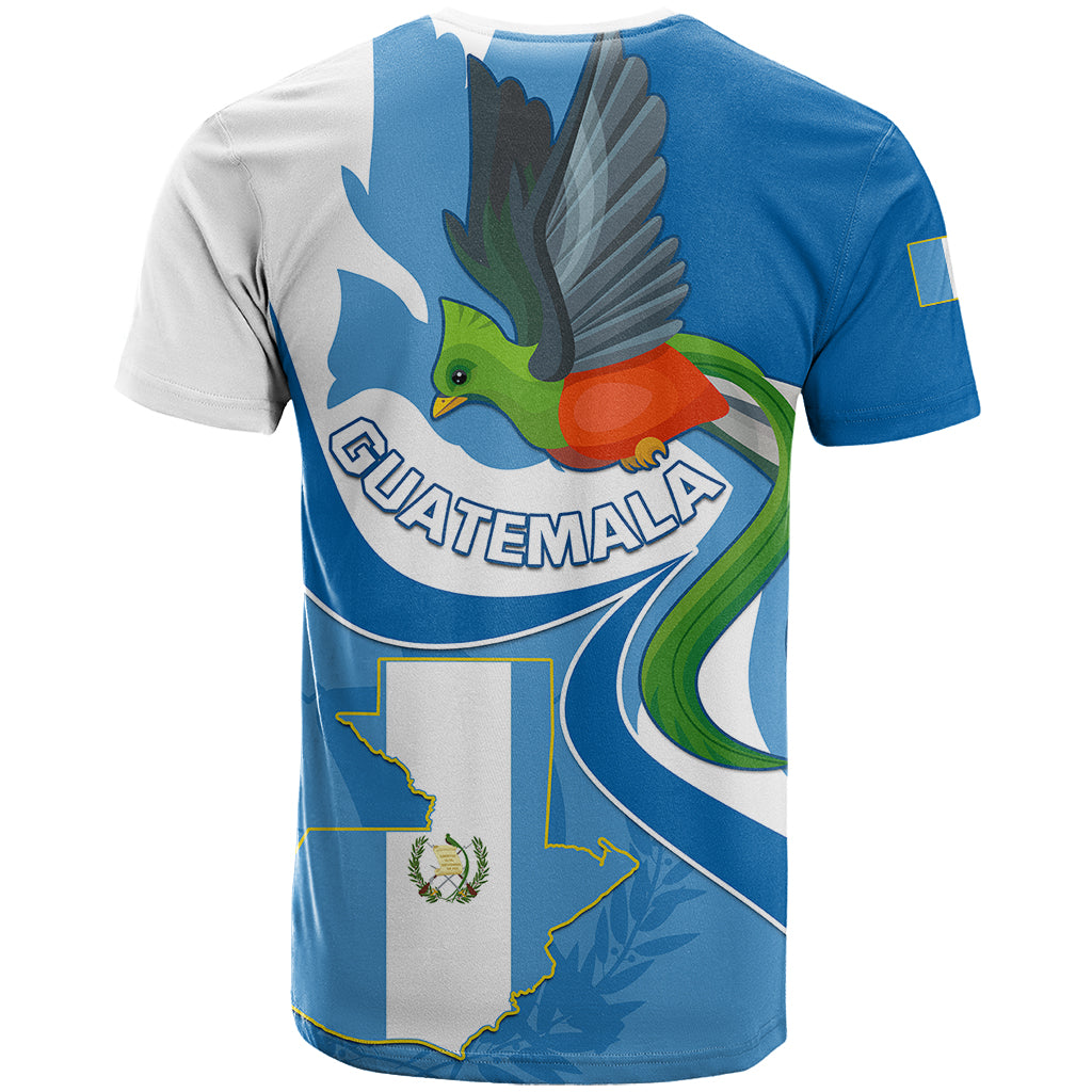 Guatemala T-Shirt Guatemalan Quetzal With Coat of Arms Graphic Tee