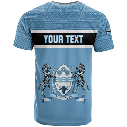 Personalised Botswana T-Shirt Tswana Pula African Pattern Graphic Tee