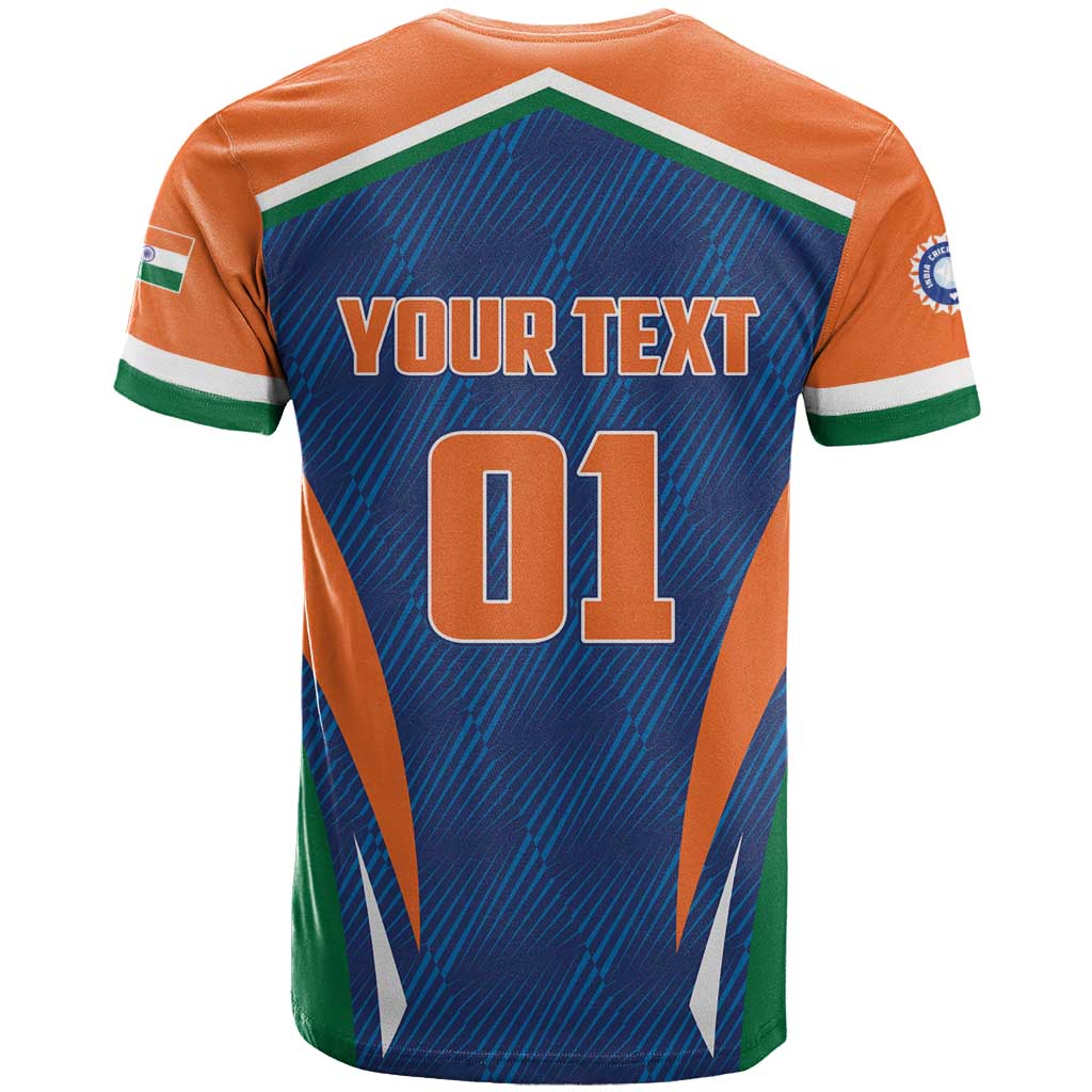 Custom India Cricket T-Shirt The Men In Blue Champions Graphic Tee