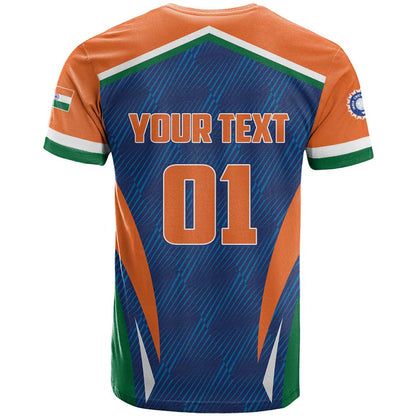 Custom India Cricket T-Shirt The Men In Blue Champions Graphic Tee